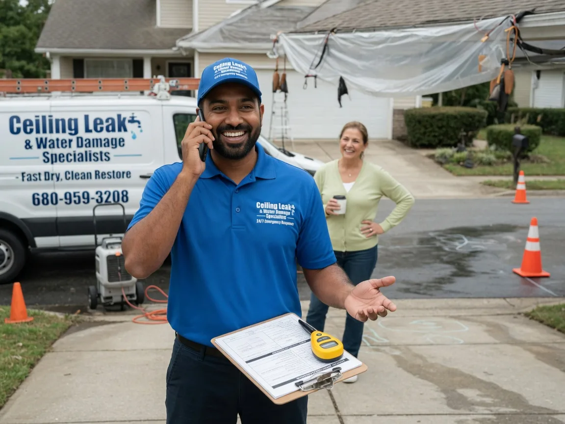 Ceiling Leak Cleanup Peterson, IA FAQs